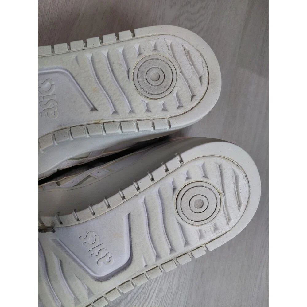Size 11 - Asics White Leather Women's Sneakers